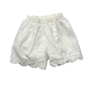 Cecil & Lou White Scalloped Shorts, Girls 6
